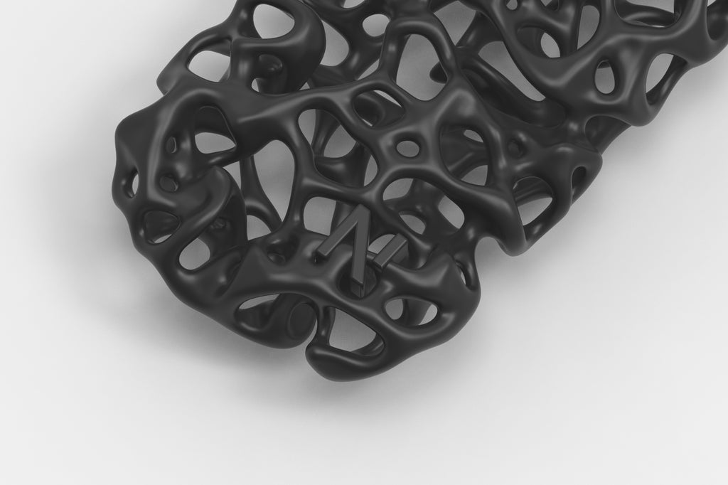 【予約販売】ヴェノムシリーズ ブラックチタンミリタリータグネックレス